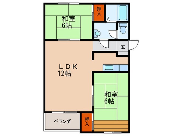 合川ビレッジの物件間取画像